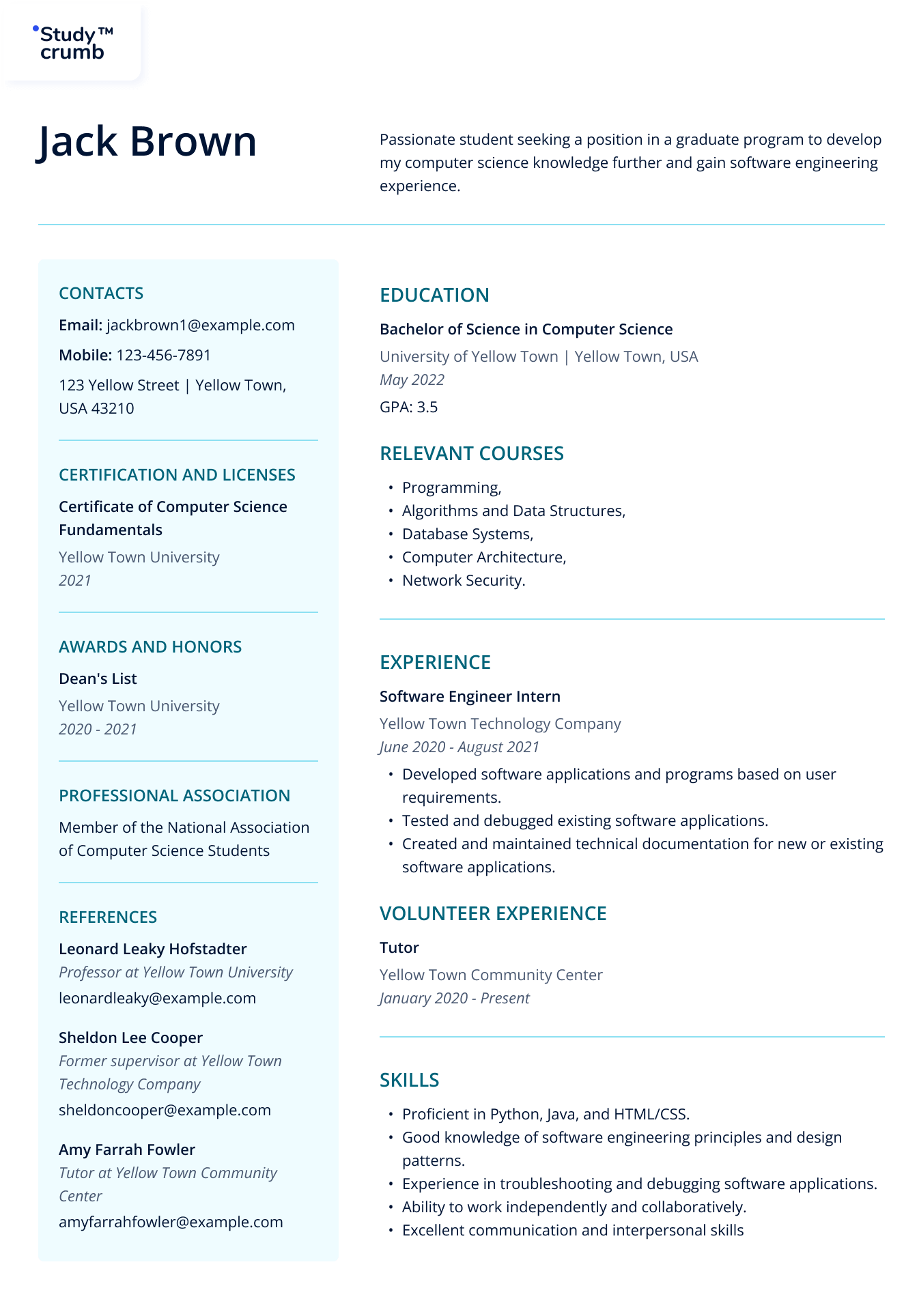 Grad School Resume: Writing Guide With Templates & Examples